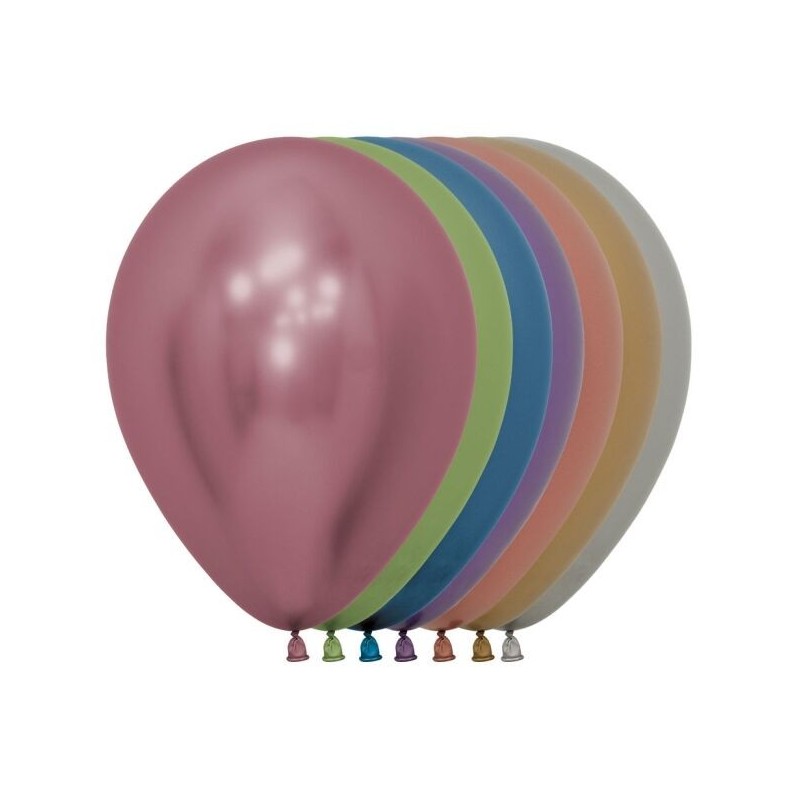 Globos reflex surtidos 12 uds 30 cm sempertex