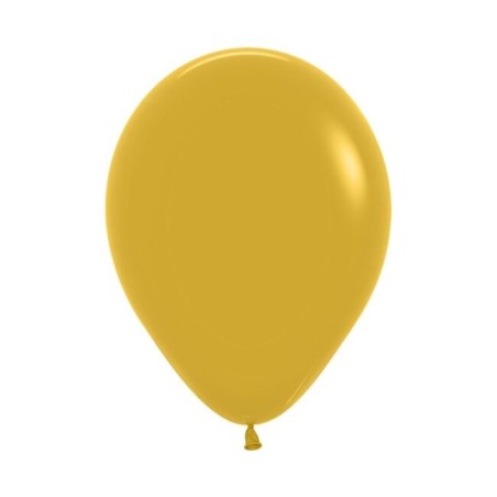 Globo Mostaza 50 uds de 30 cm R12 Sempertex 7703340177502 R12 023