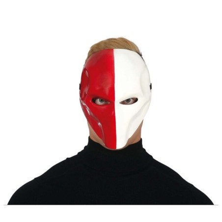 Mascara mitad roja y blanca 8434077200070 20007