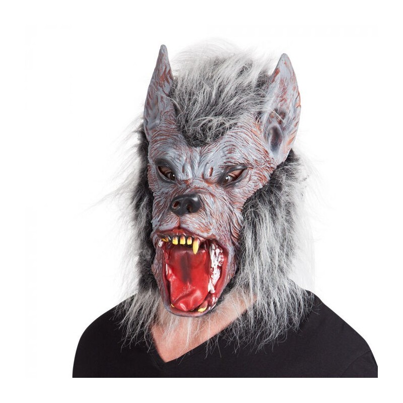 Mascara lobo feroz para adulto