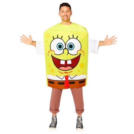 Disfraz Bob Esponja talla M para hombre 194099030557 9909163
