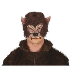 Mascara hombre lobo con pelo de latex 8434077205013 20501