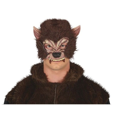 Mascara hombre lobo con pelo de latex 8434077205013 20501