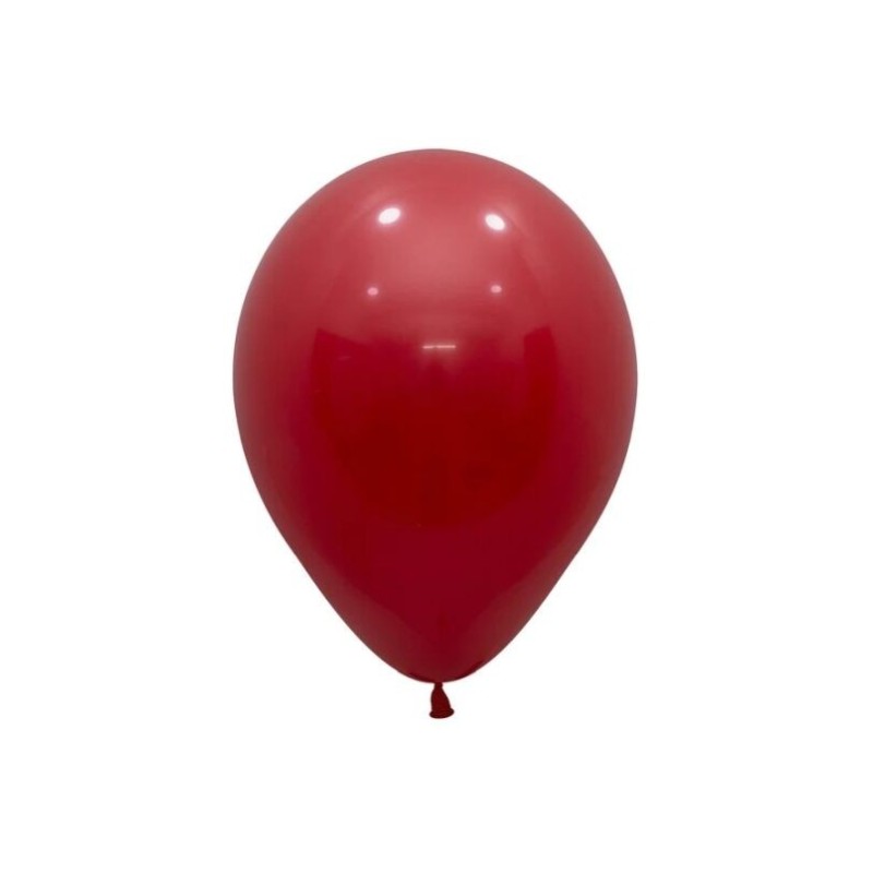 Globo Rojo Imperial Sempertex latex 50 uds 30 cm
