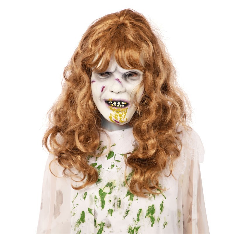 Mascara niña poseida exorcista adulto