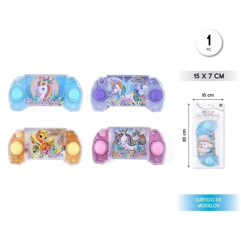 Maquina anillas agua unicornio 1 ud para piñata