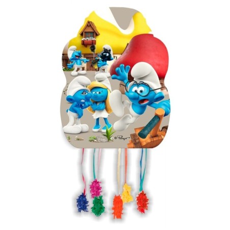 Piñata Los Pitufos cumpleaños 46x33 cm 8435743003872 BS10410