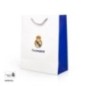 Bolsa regalo Real Madrid oficial blanca 26x12x32 cm
