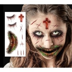 Tatuajes zombie 30x13 cm 8434077157237 15723