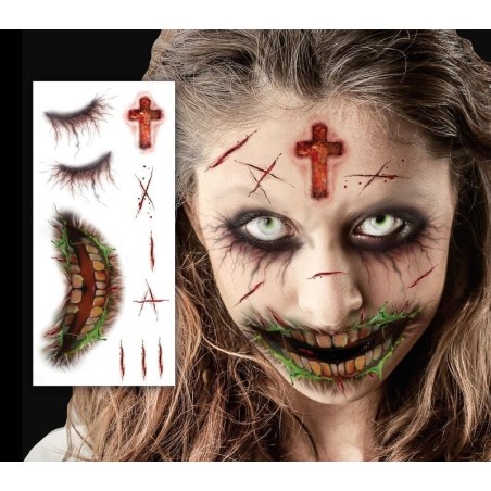 Tatuajes zombie 30x13 cm 8434077157237 15723