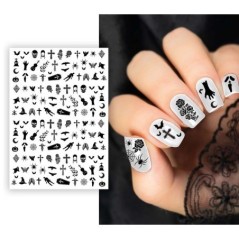 Stickers para uñas halloween gotico 8434077159132 15913