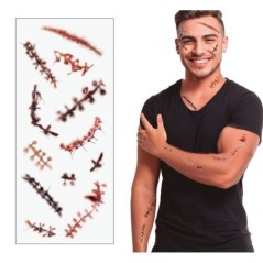 Tatuajes cicatrices 30x13 cm 8434077159194 15919