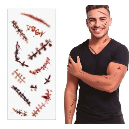 Tatuajes cicatrices 30x13 cm 8434077159194 15919