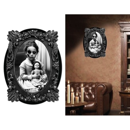 Adhesivo cuadro niña 30x23 cm 8434077195376 19537