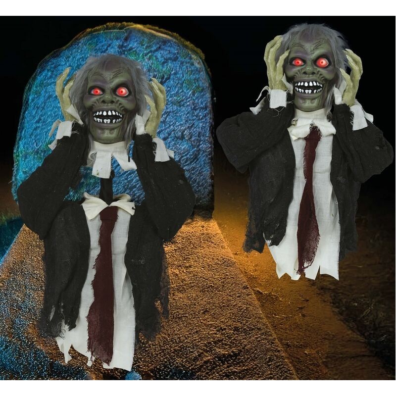 Figura zombie 55 cm luz sonido y moviento