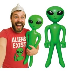 Alien verde hinchable 85 cm 8434077291818 29181