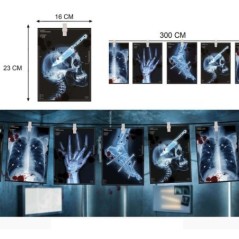 Guirnalda radiografia 3 metros papel 16x22 cm 8434077293539 29353