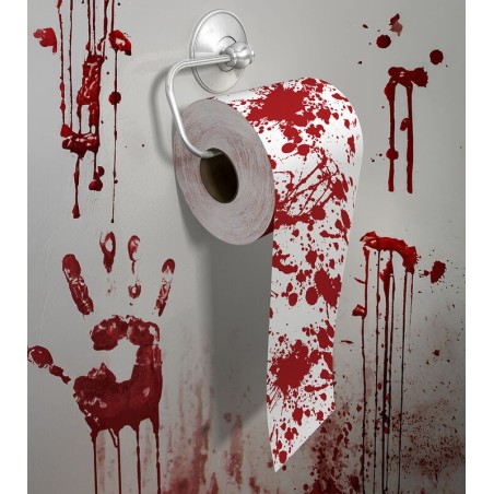 Rollo papel WC baño ensagrentado 30 metros 8434077294383 29438