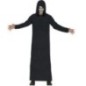 Tunica negra  con capucha adulto