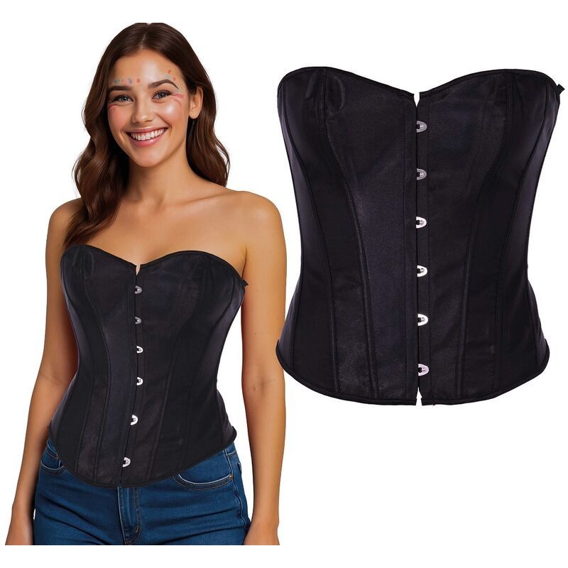 Corset negro mujer tallas