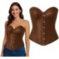 Corset marron mujer tallas