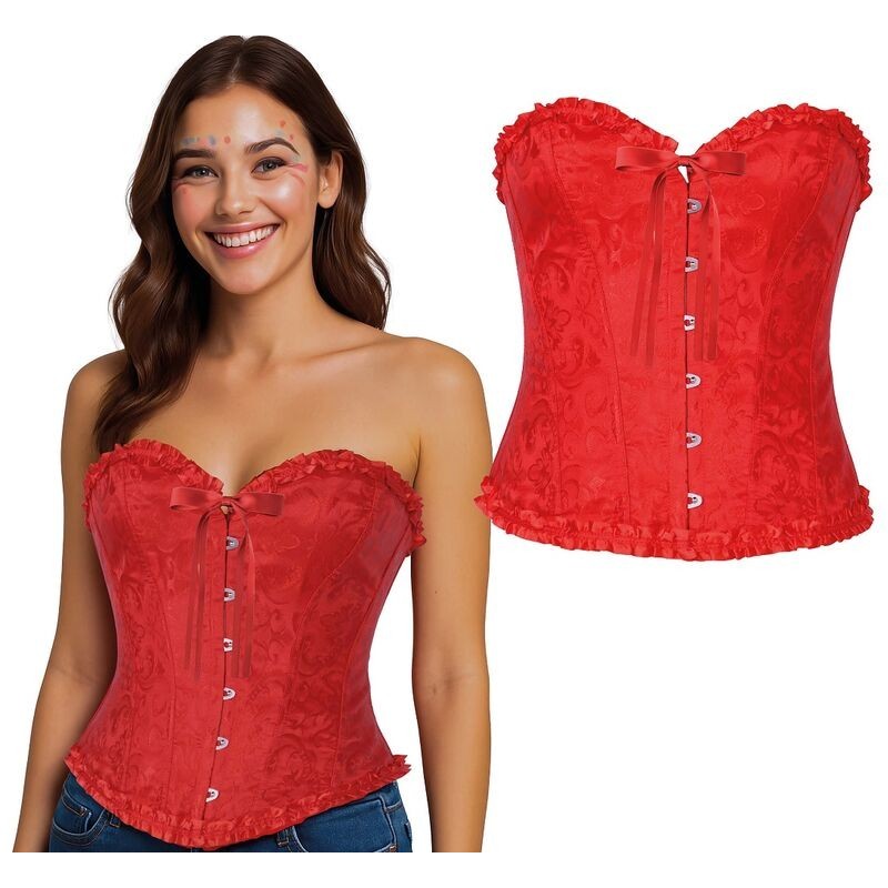 Corset rojo mujer tallas