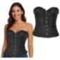 Corset negro mujer tallas