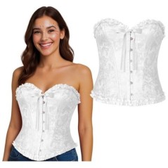 Corset Blanco mujer tallas 8434077295199 29519