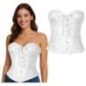 Corset Blanco mujer tallas