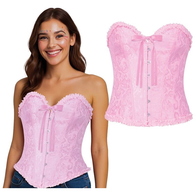 Corset Rosa mujer tallas