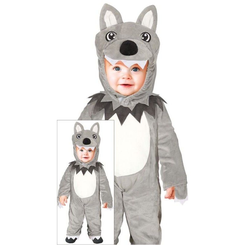 Disfraz lobo para bebe tallas
