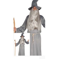Disfraz mago gris tallas hombre  adulto gandalf 8434077779262 77926