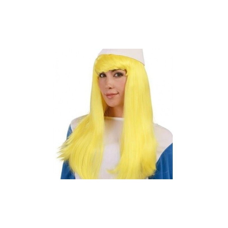 Peluca pitufina amarilla