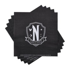 Servilletas Miercoles Wednesday 12 uds 33 cm cumpleaños 8433584933457 93345