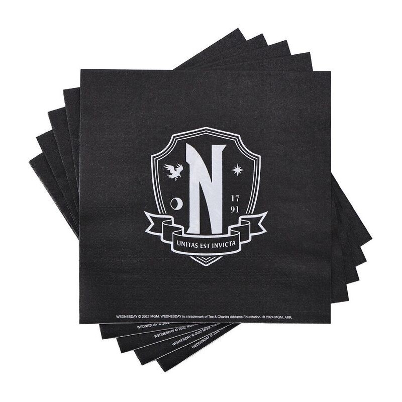 Servilletas Miercoles Wednesday 12 uds 33 cm cumpleaños