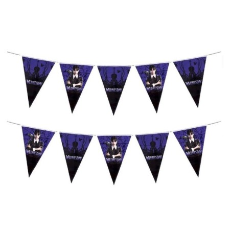 Banderin triangular Miercoles cumpleaños 3 metros 8433584933464 93346