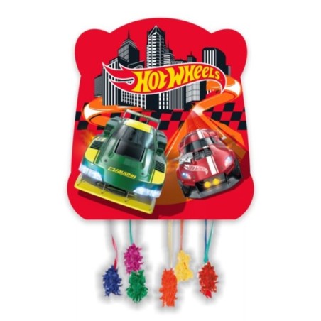 Piñata Hot Wheels 33x28 cm cumpleaños  BS10299
