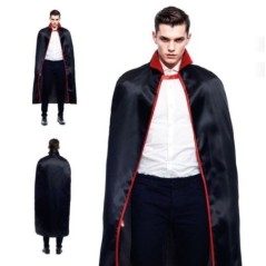 Capa vampiro negra y roja dracula 140 cm 8433584304523 30452