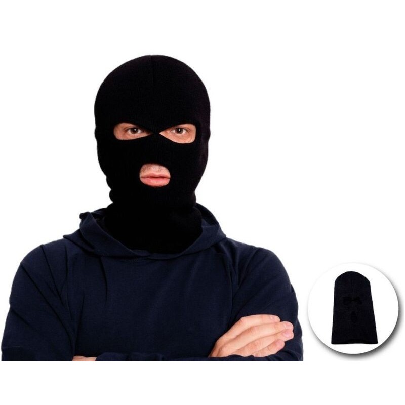 Masamontañas negro de punto