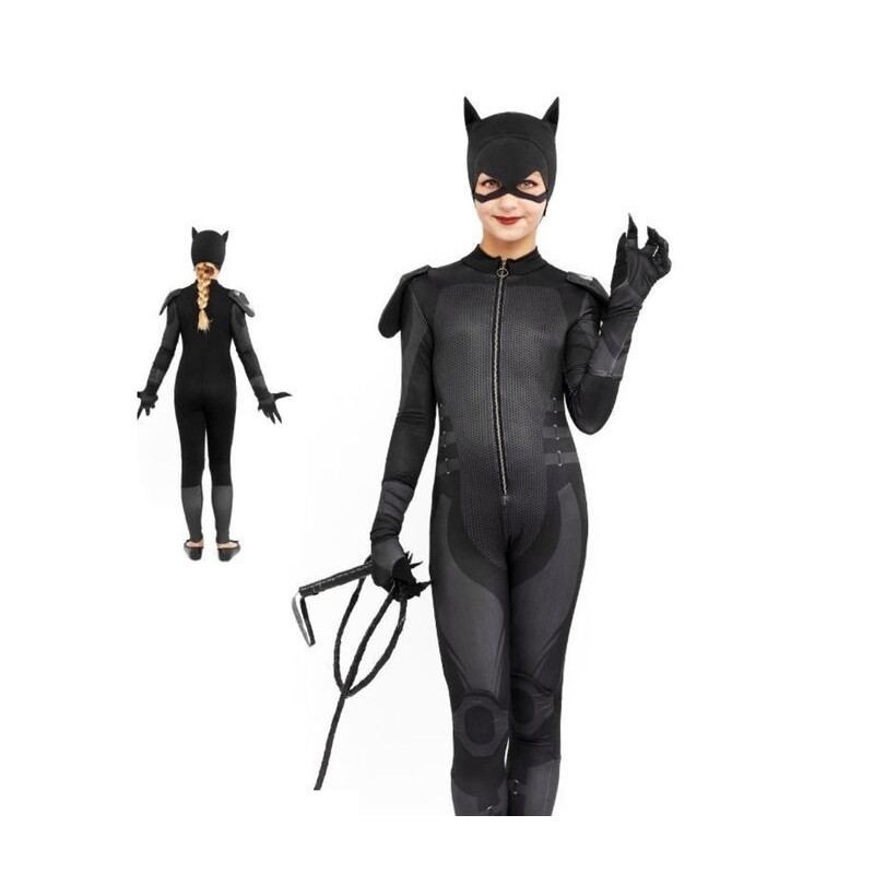 Disfraz mujer gato Cat Woman niña tallas