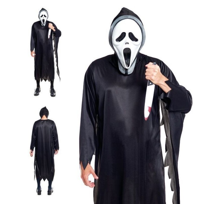 Disfraz asesino Scream adulto tallas