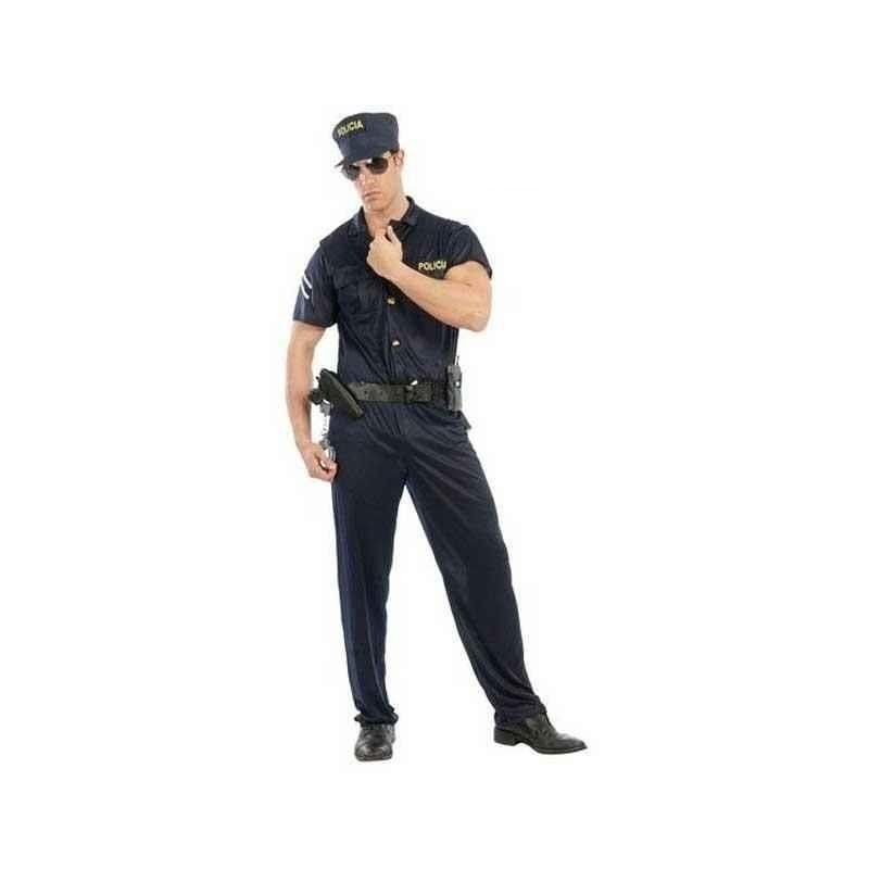 Disfraz policia agente nacional adulto tallas