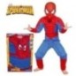 Disfraz spiderman musculoso en caja infantil talla 8-10 años