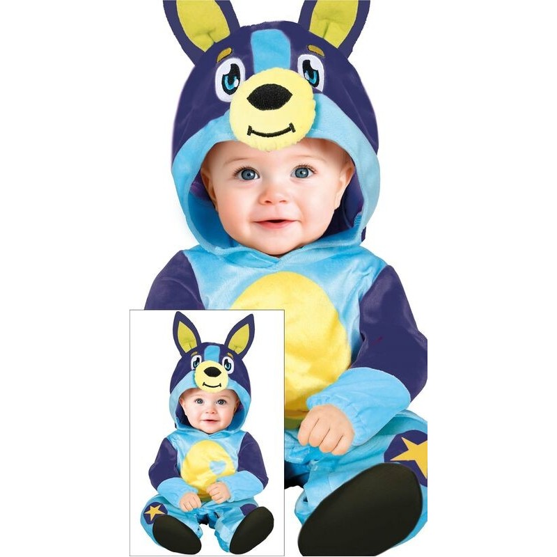Disfraz Perro azul bebe tallas Bluey