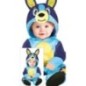 Disfraz Perro azul bebe tallas Bluey