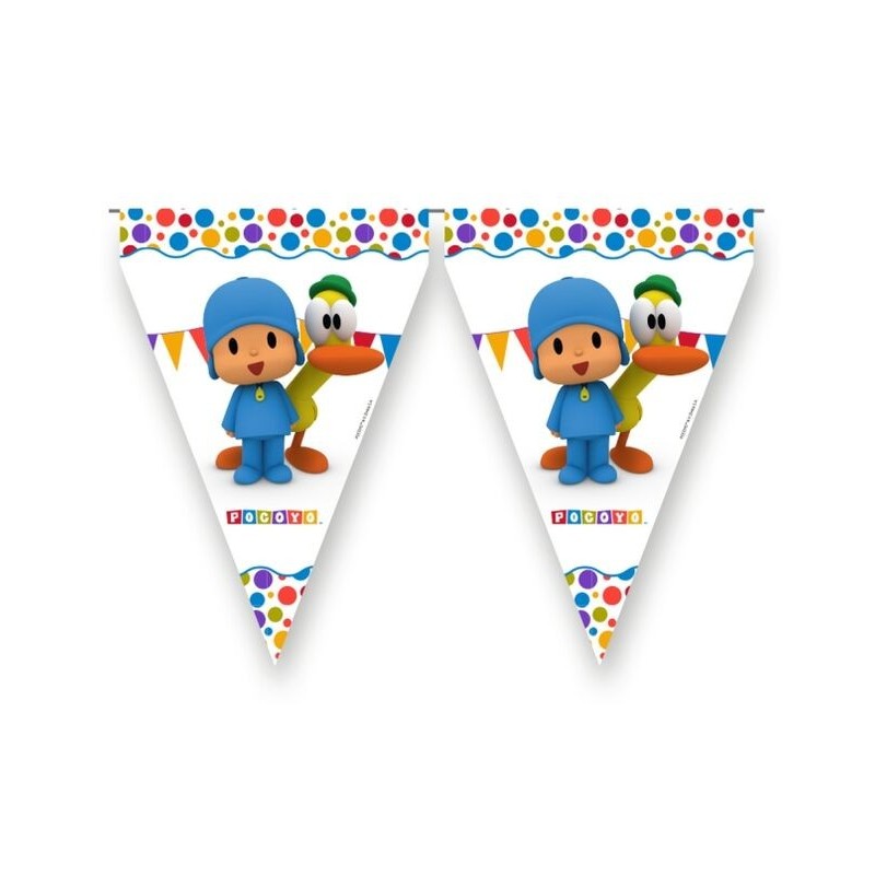 Banderin Pocoyo cumpleaños  3 metros