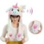 Gorro unicornio multicolor orejas moviles y con luz