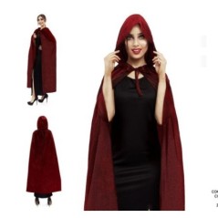 Capa roja 140 cm con capucha 8433584182947 18294