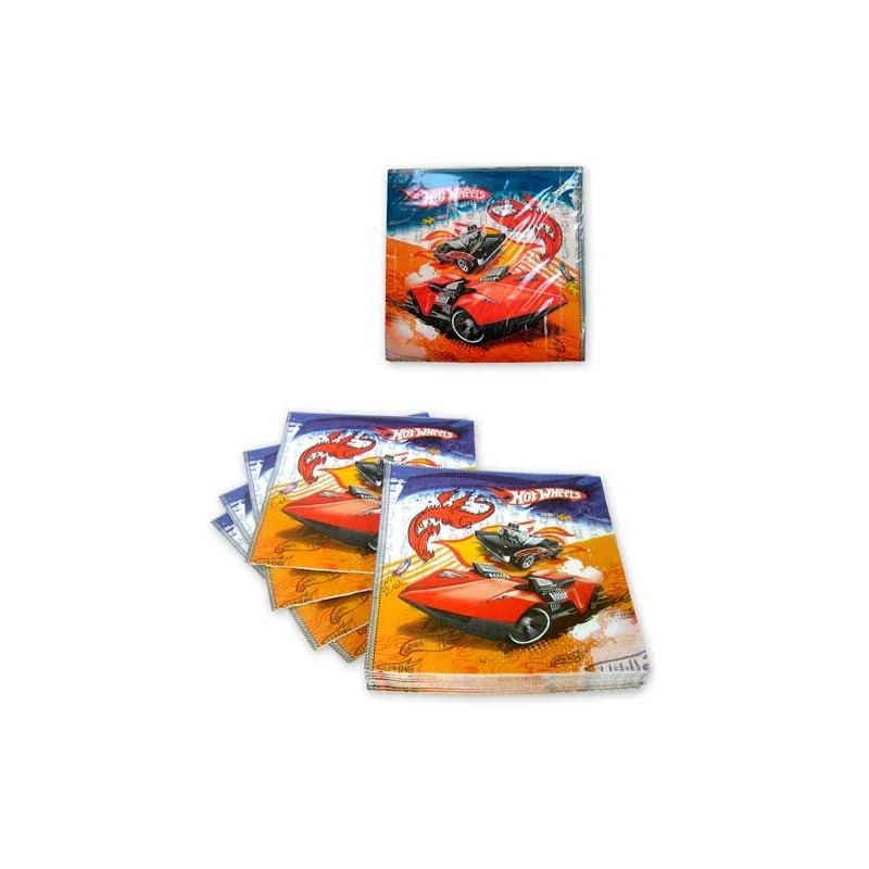 Servilletas Hot Wheels 15 uds 33 cm