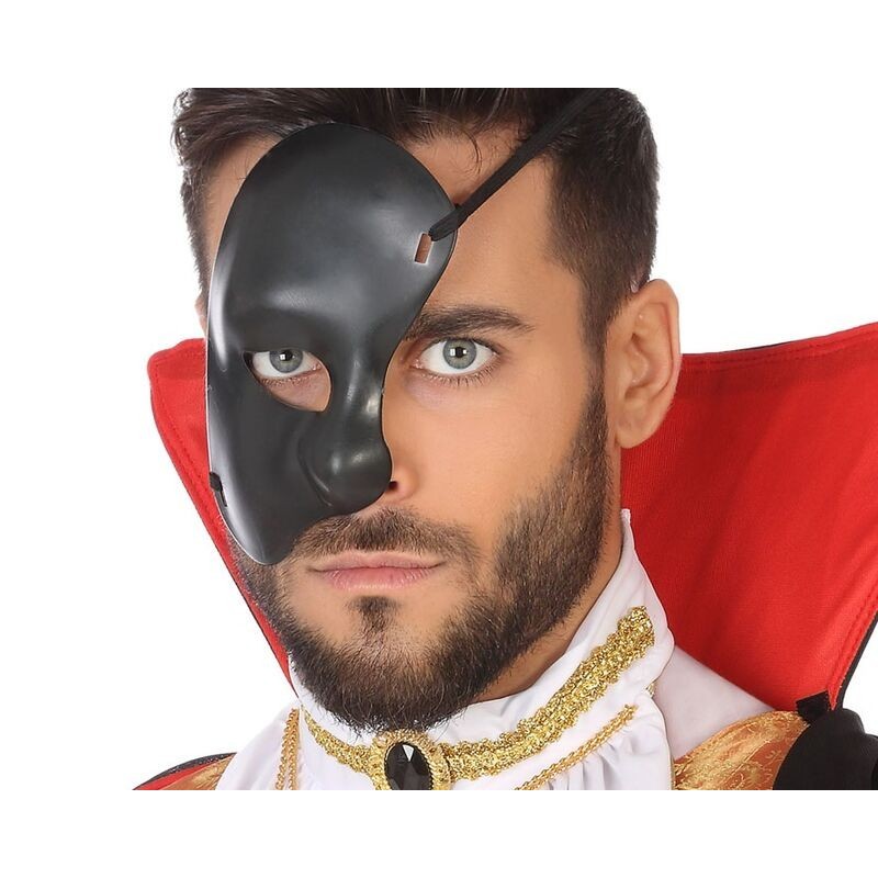 Mascara fantasma de la opera negra